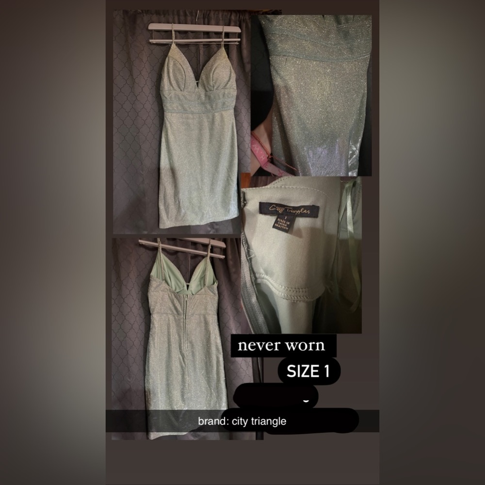 city triangle homecoming dress. size 1